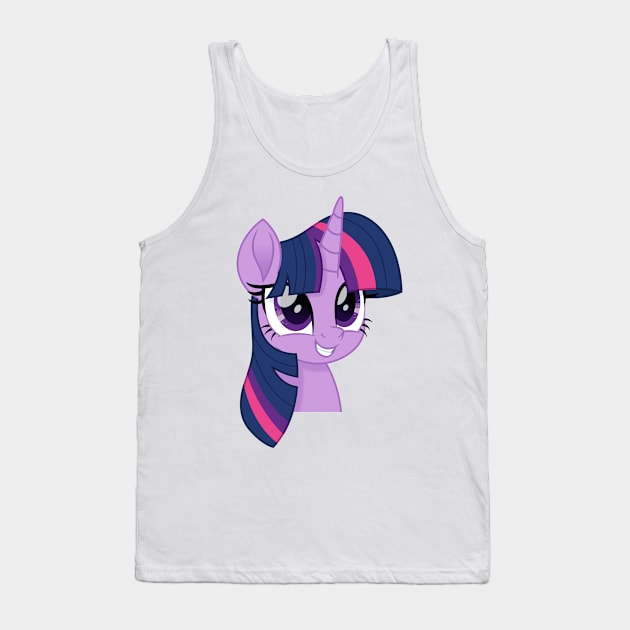 Twilight Sparkle portrait Tank Top by CloudyGlow